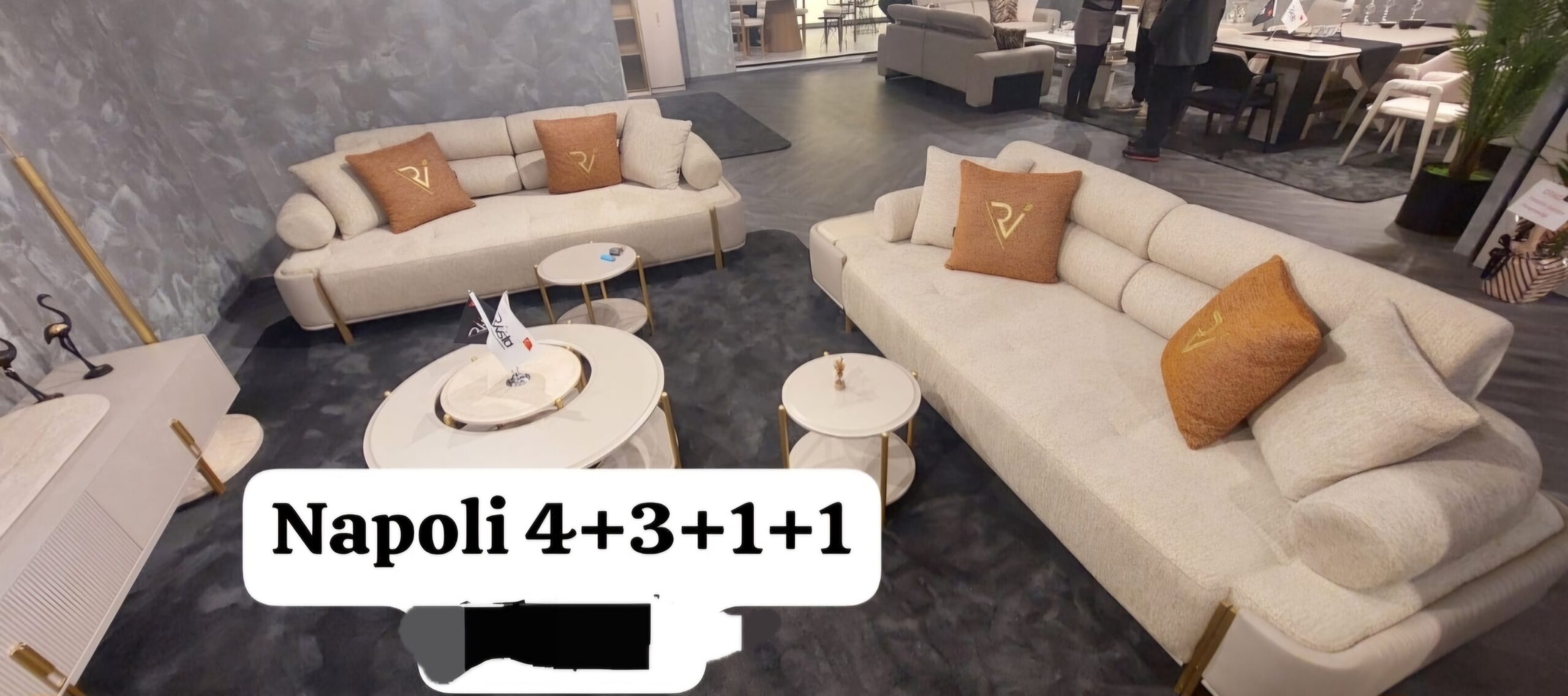 Ensemble Napoli (Chambre – Salon – Salle à manger)