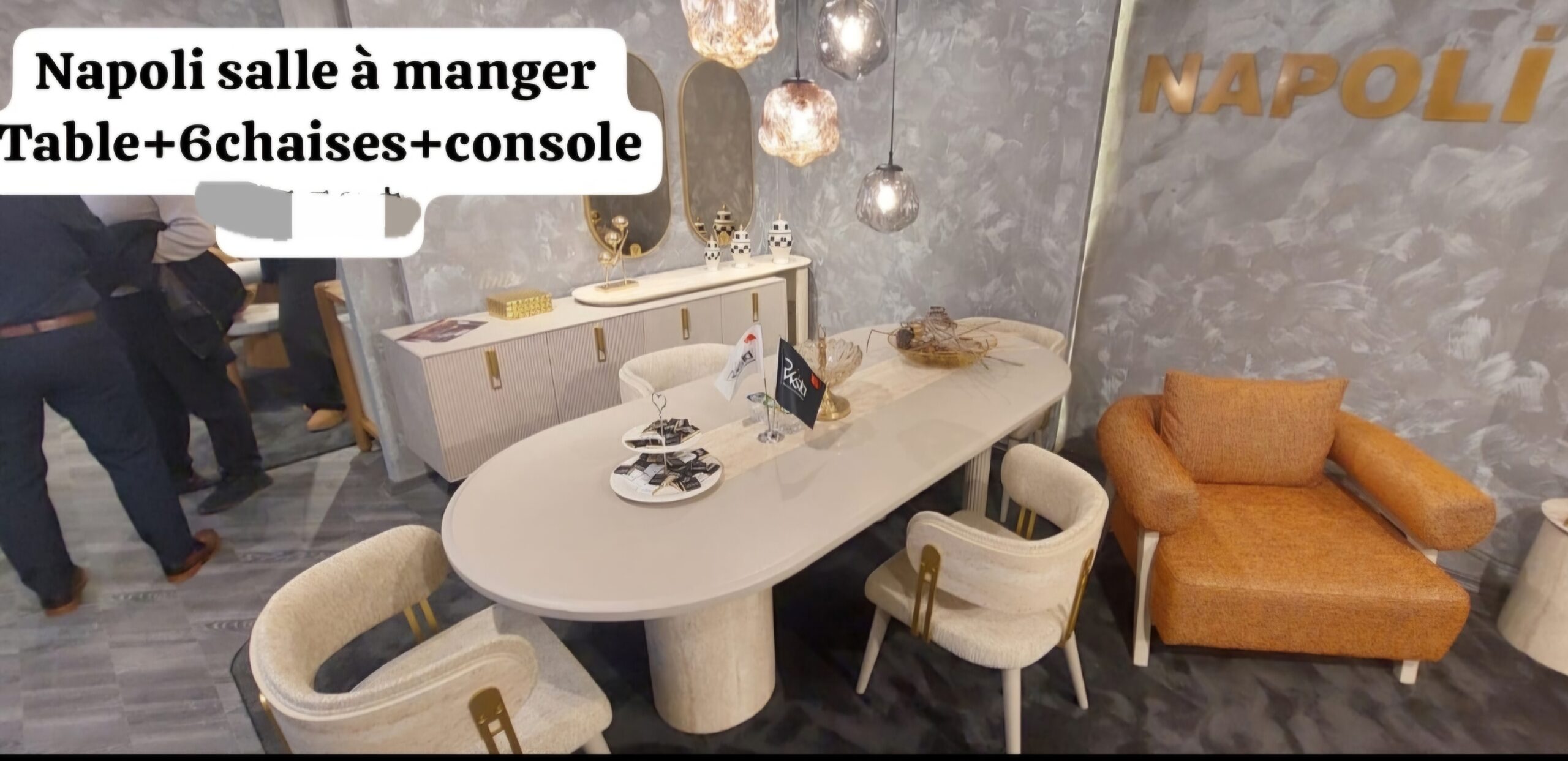 Ensemble Napoli (Chambre – Salon – Salle à manger)