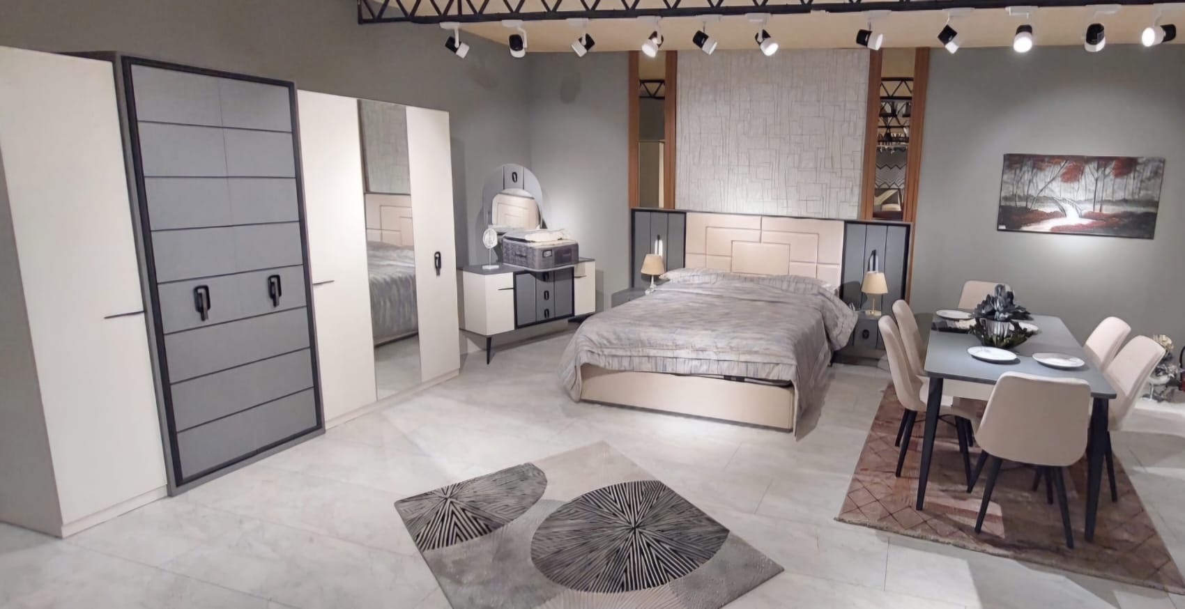 Ensemble Dakron (Chambre – Salon – Salle à manger)